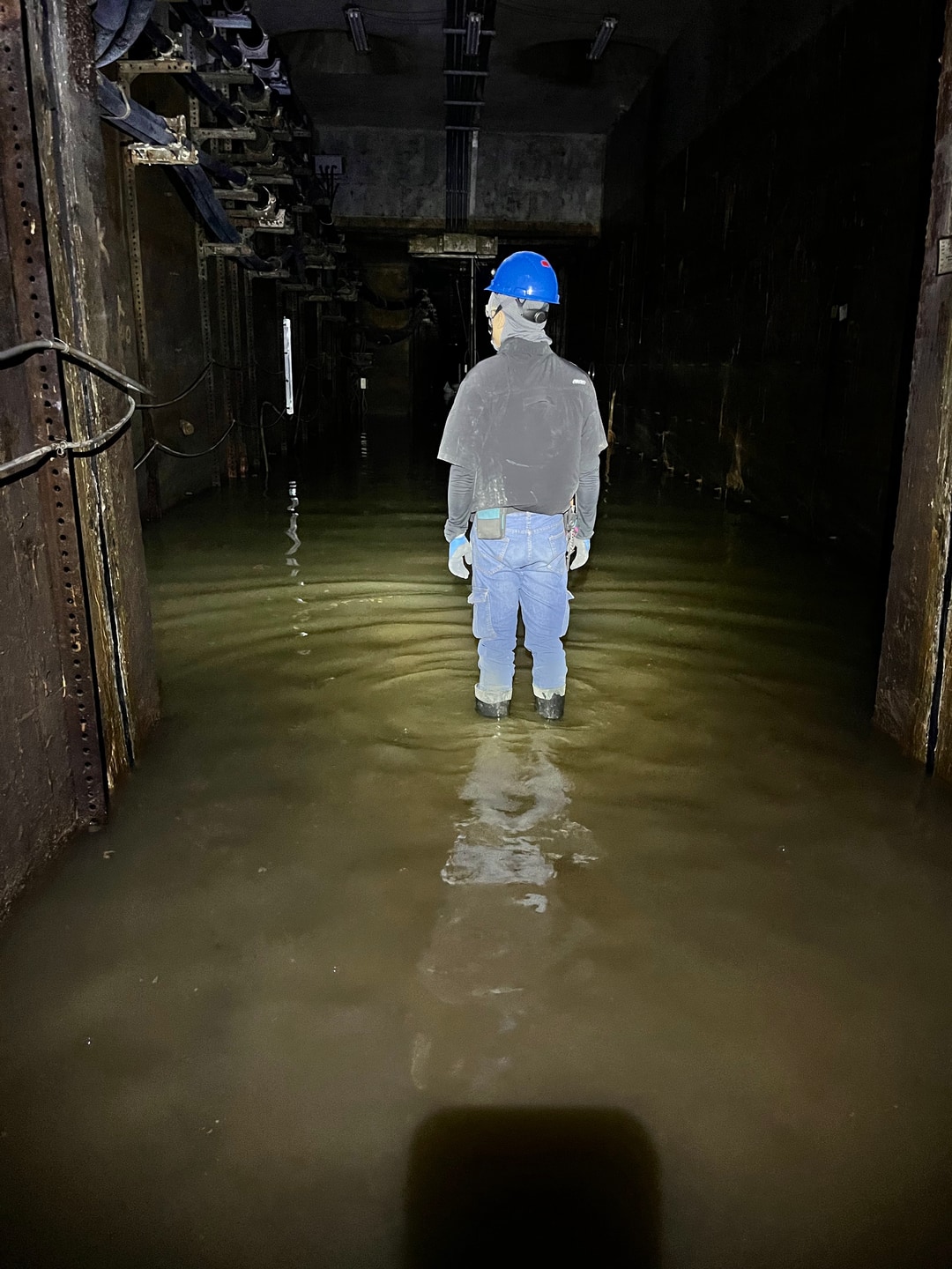 台電松湖地下電纜洞道臨時電力及照明工程